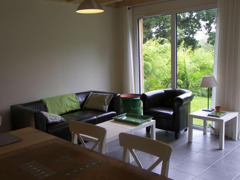 Villa Un Jardin en Pente Douce Locquenole Habitación foto