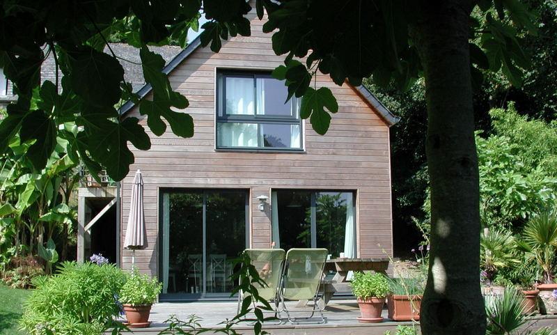 Villa Un Jardin en Pente Douce Locquenole Habitación foto